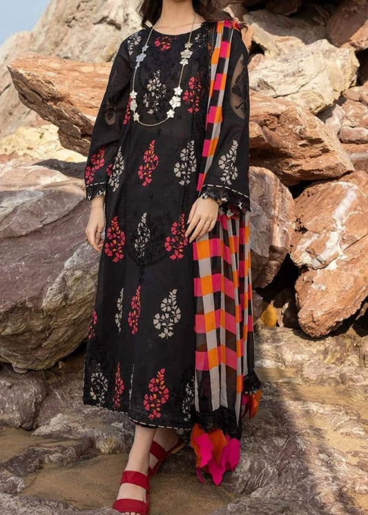 Grace S810-Embroidered 2pc Lawn dress.